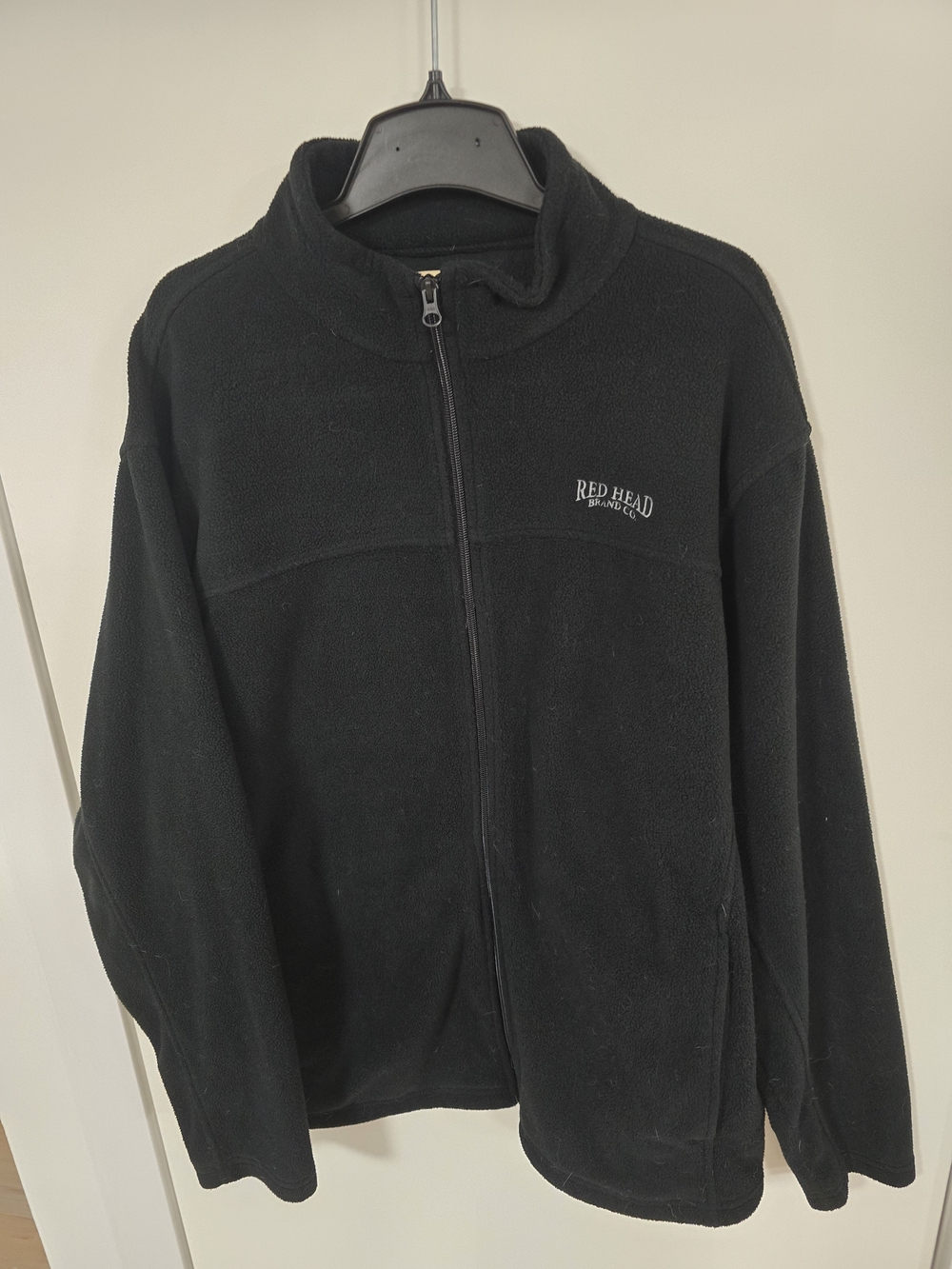 RedHead Black Full-Zip Fleece Jacket
